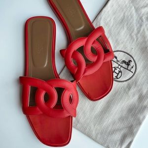 *Sold* Hermes Aloha Sandals